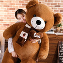 Huggable alta calidad 4 colores oso de peluche con bufanda animales de peluche oso juguetes de peluche muñeca almohada niños amantes cumpleaños bebé regalo