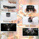 Bunte Projektorlampe und Nachtlicht 2 in 1 Universum Sternenhimmel Drehen LED Lampe Blinkender Stern Kinder Baby Geschenk USB Power