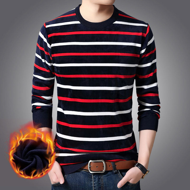 2022 New Designer Pullover Plaid Men Sweater Mens Thick Winter Warm Jersey Knitted Sweaters Mens Wear Slim Fit Knitwear 53012