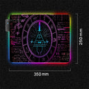 Spiel Mousepad RGB Persönlichkeit Mathematiker Digital LED Spiel Zubehör Computer Tastatur Teppich Pad PC Notebook Gamer Schreibtischunterlage