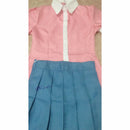 Mikan Tsumiki Cosplay Anime Danganronpa Dangan Ronpa 2 Cosplay Kostüm Frauen Outfit Sets Halloween Party Kleid Perücke