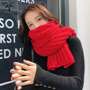 DRESSUUP Brand Women Winter Scarf Warm Solid Long Handmade Scarves Bufandas Mujer Foulard Femme Hijab