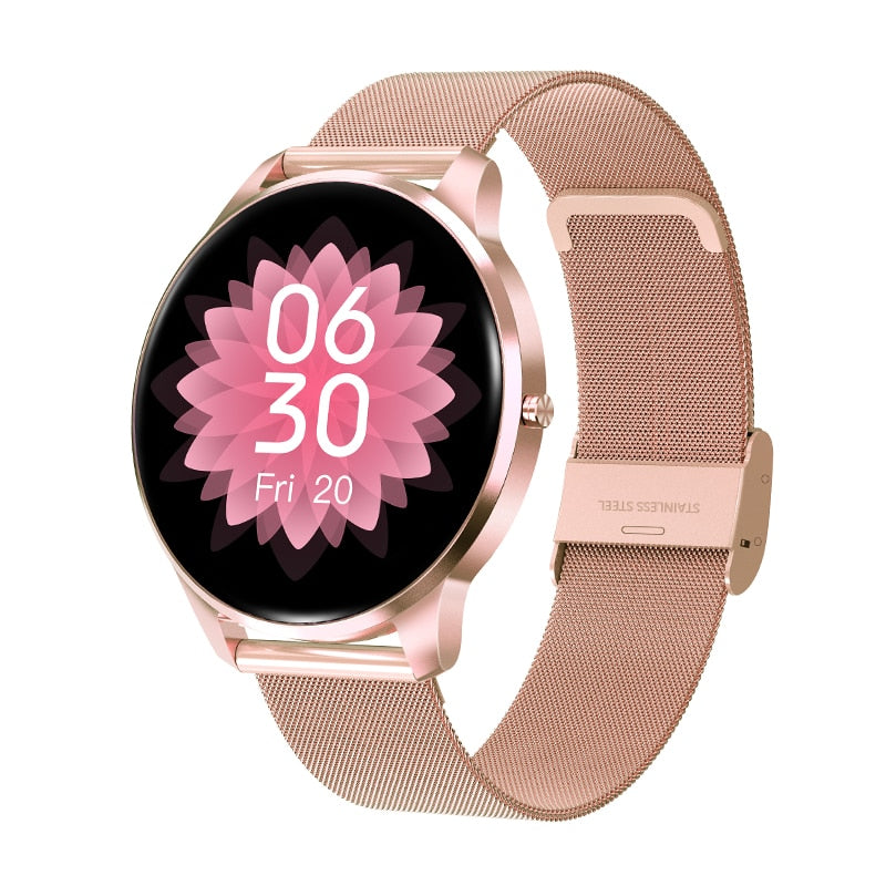 MELANDA 2022 Neue Smart Watch Frauen Full Touch Smartwatch Männer IP68 Wasserdichte Sport-Herzfrequenz-Blutdruckmessgerät-Armbanduhr