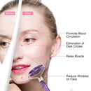 Amethyst-Massagegerät zum Anheben des Gesichts, Jade-Stein-Roller, natürlicher Kristallstein, der dünnes Kinn-Gesichtsschönheits-Hautpflege-Werkzeug abnimmt