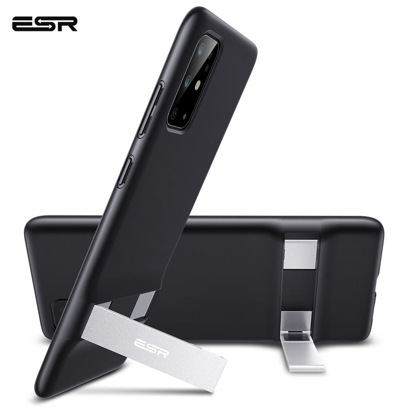 ESR Phone Case for Samsung Galaxy S20 Plus S20 Ultra Metal Kickstand Vertical Stand TPU Bumper Cover for Samsung S20 Ultra Case