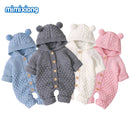 Baby Strampler Gestrickte Neugeborene Jungen Overalls Herbst Langarm Kleinkind Mädchen Pullover Kleidung Kinder Overalls Winter
