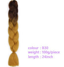 Black Star Hair Ombre Jumbo Braiding Hair Extensions 24 Inch Twist Braids Synthetic Hair Fiber for Twist Braiding for Women