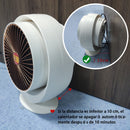 FUSIYU Mini-Heizung, Low-Power-Elektroheizkörper, Energieeinsparung, Überhitzungsschutz und Anti-Roll-System, Mini-Büro- und Kinderheizung, Weiß, 800W