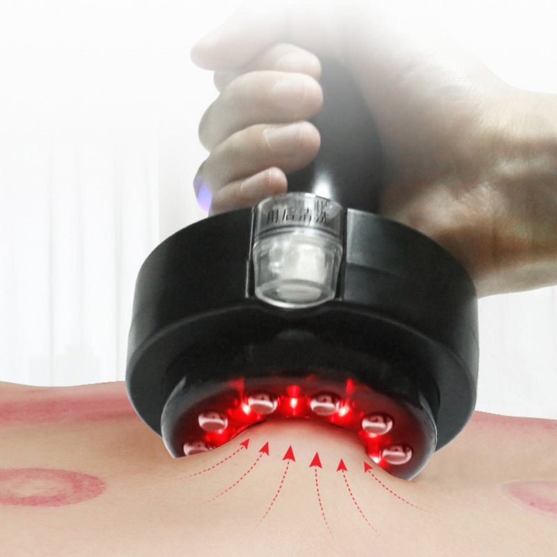 Elektrisches Schröpfen Körpermassagegerät Vakuumsauger EMS Heizung Schaben Abnehmen Therapiegerät Lymphdrainage Entgiftung