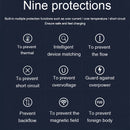 EXPUNKN Kabelloses Ladegerät 6 in 1 10 W Qi Fast Stand Carga Rapida Dock Station Carregador Sem Fio für Iphone Apple Watch Airpods