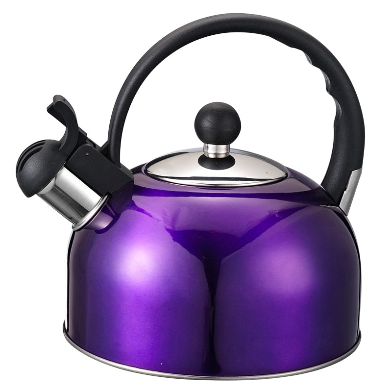 Chaleira Whistling Kettle For Gas Stove Bouilloire 2.2L Stainless Steel Whistle Tea Kettle Water Bottle RU