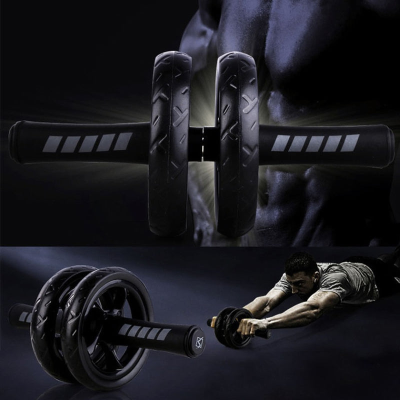 Abs New Keep Fitness Ruedas Sin ruido Rueda Abdominal Ab Roller con tapete para ejercicio Muscle Hip Trainer Equipment