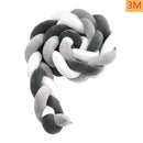 1M/2M/3M/4M Baby-Knoten-Stoßfänger im Bett Neugeborenen-Kissen-Kissen-Kissen-Stoßfänger Krippen-Stoßfänger Tour de Lit Bebe Tresse