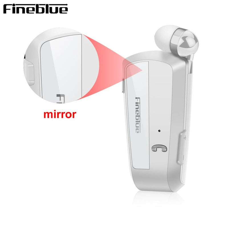 Fineblue F990 El más nuevo auricular inalámbrico de negocios con Bluetooth Sport Driver Auricular Clip telescópico en el auricular estéreo Vibración de lujo