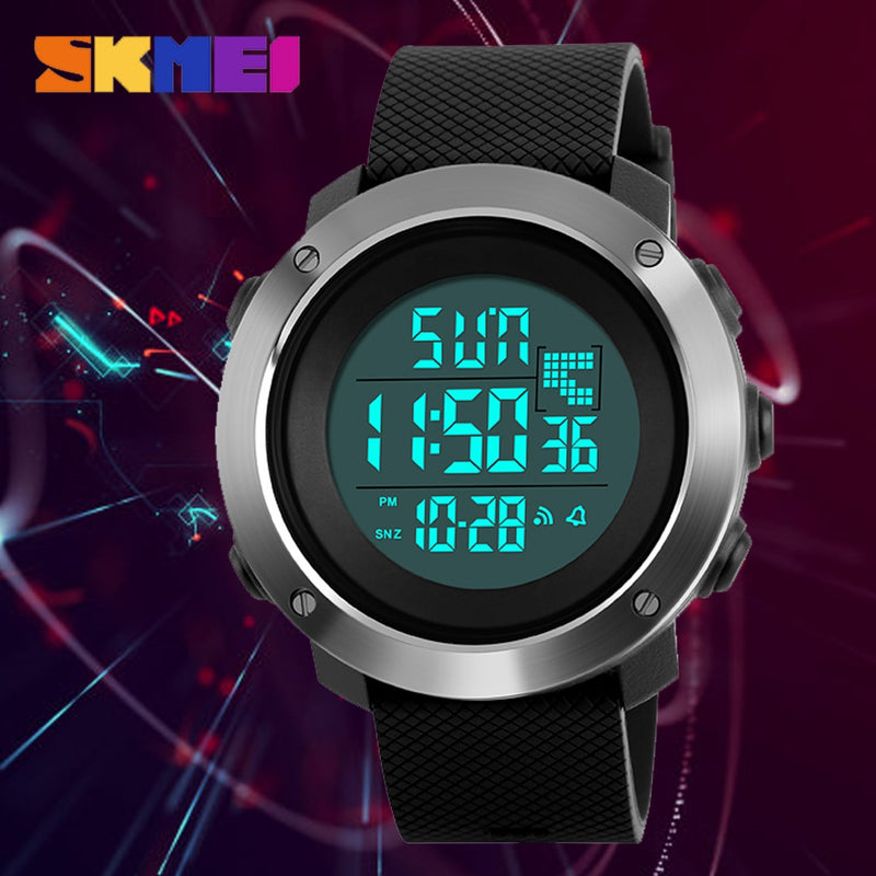 Men&#39;s Digital Watches Fashion Casulal Chronograph Dual Time Sports Watch Men&#39;s Led Electronic Clock Relogio Masculino SKMEI