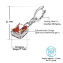 Zultanit-Sterlingsilber-Tropfenohrring 925 Schmuck für Frauen, geschäftliche Anlässe, geschaffener Zultanit-Farbwechsel im klassischen Stil