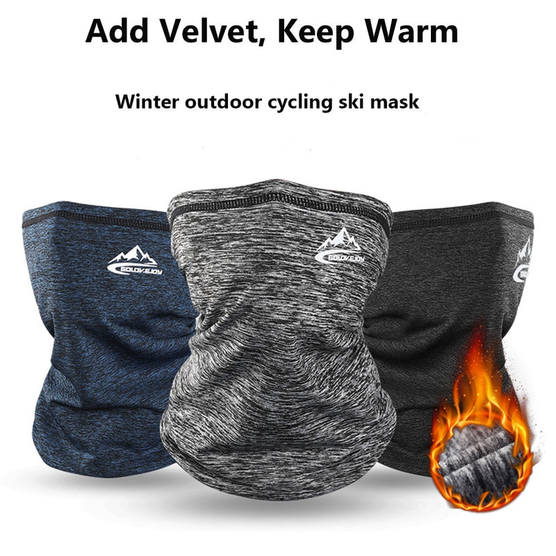 Winter Halswärmer Radfahren Schal Outdoor Laufen Sport Kopfbedeckung Gesichtsschal Fahrrad Bandana Männer Einfache Mode Fahrrad Stirnbänder