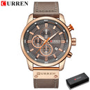 CURREN Mode Datum Quarz Herrenuhren Top-Marke Luxus Herren Uhr Chronograph Sport Herren Armbanduhr Hodinky Relogio Masculino
