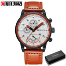 Curren Quarzuhr Männer Top-Marke Luxus Leder Herrenuhren Neue Relogio Masculino Mode Casual Sport Uhr Männer Armbanduhren