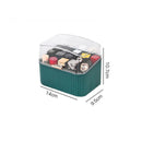 Kosmetik Aufbewahrungsbox Make-up Organizer Schmuck Aufbewahrungsbox Make-up Pinsel Lippenstift Halter Tragbare Mode Schublade Desktop Staubdicht