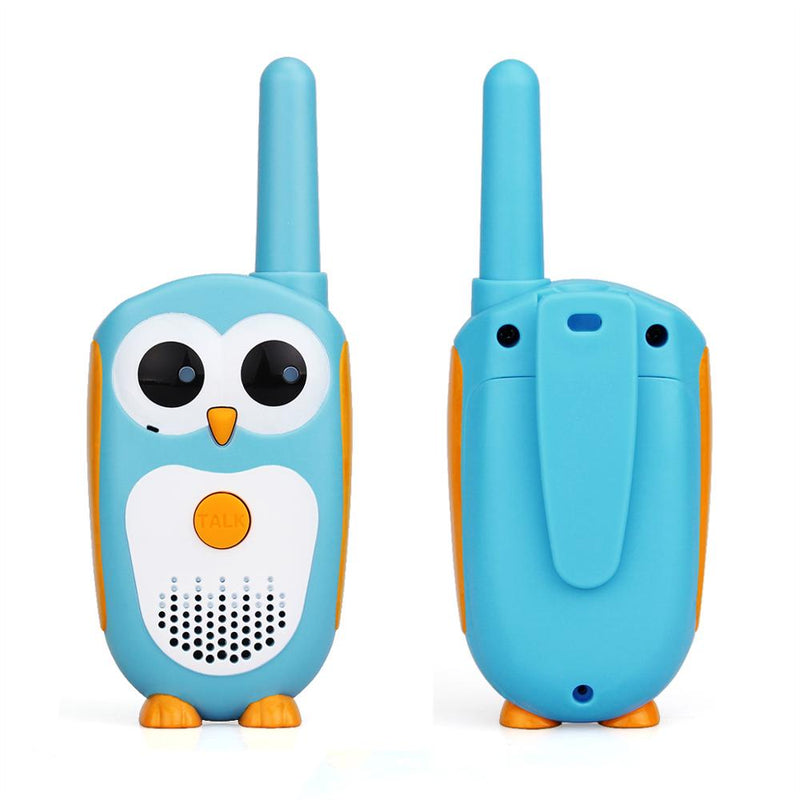 Retevis RT30 Walkie Talkie Kids 2pc Cartoon Owl Kinderradio Spielzeug Walkie-Talkie Weihnachten Geburtstagsgeschenk für Kinder Junge Mädchen