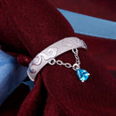 Der ungezähmte Anime Grandmaster of Demonic Cultivation MDZS Cosplay Ring S925 Silber Paar Fingerringe Modeschmuck Geschenk