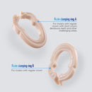 AZDENT Dental Schnittmatrizen Konturiertes System Metallmatrizen Zahnmatrizenband Harz Klemmtrennring Autoklavierbar