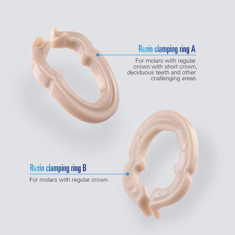 AZDENT Dental Schnittmatrizen Konturiertes System Metallmatrizen Zahnmatrizenband Harz Klemmtrennring Autoklavierbar