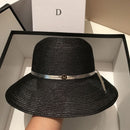 2020 New Women Beach Hat Wide Brim Straw Hat Anti UV UPF50 Floppy Sun Hat Cap Foldable Summer Hat Kentucky Derby Breathe Freely