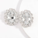 Pauli Manfi New Fashion Damen Strass Multicolor Ohrringe Elegante Damen Persönlichkeit Super große Ohrstecker