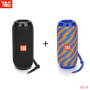 T&amp;G TG117 Portable Bluetooth Speaker Wireless Bass Column Waterproof Outdoor Music Vibro Speakers TF Card Subwoofer Loudspeaker