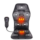 KLASVSA Elektrisches Rückenmassagegerät Massagestuhl Kissen Heizung Vibrator Auto Home Office Lendenwirbelsäule Nackenmatratze Schmerzlinderung