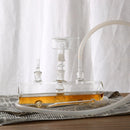 MP5 Tank Thick Glass Hookah Tobacco Smoking Pipe Mini Sheesha With Hookah Shower Diffuser Chicha Narguile Head Bowl Silicon Hose