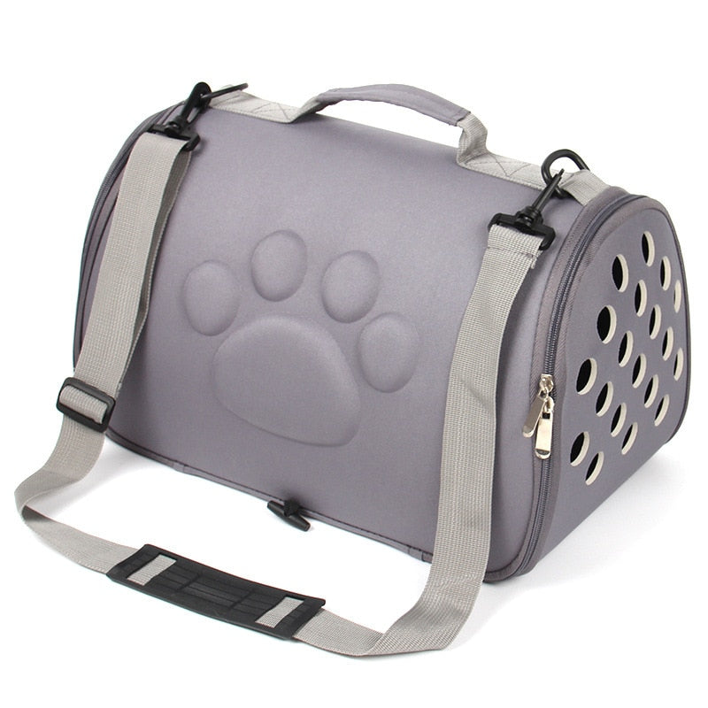 Bolsa portátil para mascotas y gatos, mochila para cachorros, transportador de mascotas, gran espacio, transporte para gatos, plegable, transpirable, bolsa de viaje para perros al aire libre