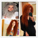 Lydia für Frauen, synthetisches lockiges Gewebe, 3 Packungen/Los, 45,7–55,9 cm, Naturfarbe, Grausilber, gewelltes Haar, Bündel, Jerry Curl-Haarverlängerungen