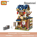 LOZ Mini Block Mini Chinatown China Street Chinese Tradition Special Model DIY Assembly Toys for Children Educational Anime