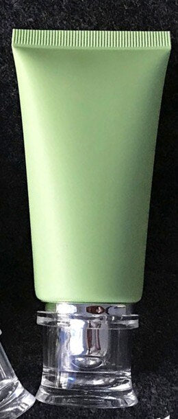 50 ml Frost Plastic Soft Bottle Matte Green 50 g Kosmetikcreme Gesichtsreiniger Behälter Zahnpasta Lotion Tube Kostenloser Versand