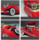 Maisto 1:18 mercedes-benz 500K Blcak coche clásico simulación aleación coche modelo colección decoración regalos juguete