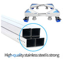 LVDIBAO Waschmaschinenständer Multifunktionaler, beweglicher, verstellbarer Sockel, mobile Rolle für Waschmaschinentrockner und Kühlschrank