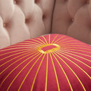 Funda de cojín de terciopelo sólido bordado funda de almohada decorativa duradera para el hogar sofá cama 45x45cm