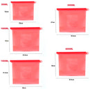 500/1000/1500/3000 ml Silikon-Aufbewahrungsbeutel für Lebensmittel, Obst, Brot, Kekse, vakuumversiegelter Behälter für Kühlaufbewahrungswerkzeuge