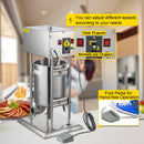 VEVOR 10L 12L 15L 20L 25L 30L Relleno eléctrico de salchichas Máquina de producción vertical de acero inoxidable para Hot Dog Bratwurst