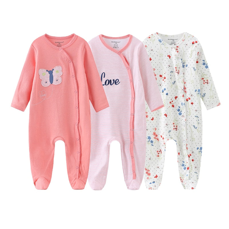 2022 Baby Boy Clothes Sets Autumn Bodysuits Girls Clothing 0-12M Cotton Baby Girl Clothes Newborn Ropa bebe Long Sleeve Winter