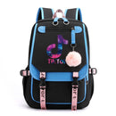 TikTok Rucksack Leuchtende Schultaschen für Teenager Jungen Mädchen Laptop Rucksack Große Kapazität Reise Mochila Escolar