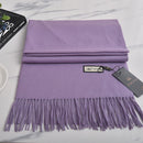 VISROVER neue 32 Farben Frau Winterschal Mode weibliche Schals Kaschmir handfeeling Winter Wraps einfarbig Winter Hijab Schal