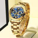 OLEVS Top-Marken-Herren-Automatik-Mechanik-Uhr, tiefes wasserdichtes Edelstahlarmband, kratzfeste Herren-Automatik-Armbanduhr