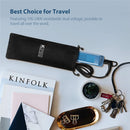 KIPOZI Professioneller Titan-Glätteisen-Haarglätter mit digitalem LCD-Display Dual-Voltage-Sofortheiz-Lockenstab