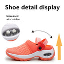 STRONGSHEN  New Women Shoes Casual Increase Cushion Sandals Non-slip Platform Sandal For Women Mesh Outdoor Walking Slipper