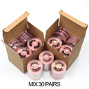 Großhandelseinzelteile Lashes Eye Bulk Lots 4/10/50/100 PCS Natürliche lange falsche Wimpern Fluffy Wispy Faux 3D Mink Lashes Soft Handmade