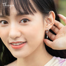 Thaya Versilberte Ohrringe Blau Künstliche Kristallblumen Ohrstecker Mode Ohrring Für Frauen Party Edlen Schmuck Geschenk